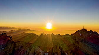 Voyage au lever du soleil au Säntis