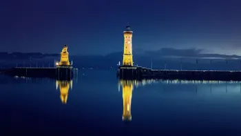 Lindau by night