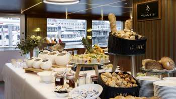 Sunday brunch on the ship from Rorschach Sunday brunch on the ship from Rorschach