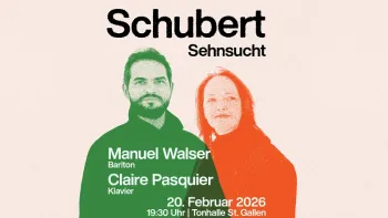 Schubert-Liederabend – Walser, Pasquier, Tonhalle St. Gallen