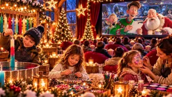Winterzauber, Kerzenziehen, Kinderschminken & Kinderkino