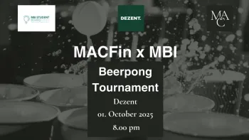 Beerpong Tournament – MACFin x MBI