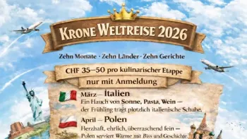 Krone Weltreise 2026 Jeden letzten Samstag im Monat