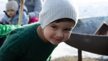 Bunte Druckwerkstatt im Kinderdorf Pestalozzi