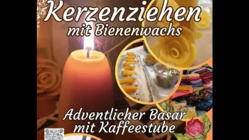 Kerzenziehen mit Bienenwachs