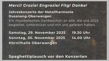 Jahreskonzerte der MHDO Jahreskonzerte der MHDO