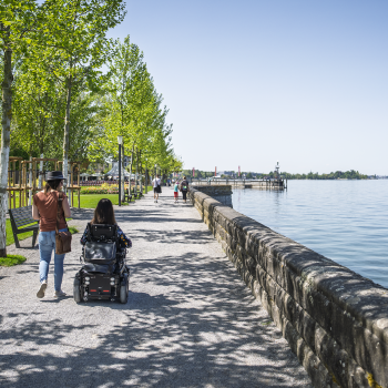 accessible tour of switzerland, barrierefrei, Bodensee, Bodenseeufer, hindernisfrei, rollstuhl, Rorschach