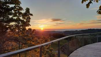Einmaliges Sunset-Laternen Picknick auf dem Baumwipfelpfad