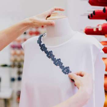 Embroidery on T-shirt