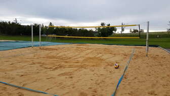 Beach volleyball court sports facility Bronschhofen