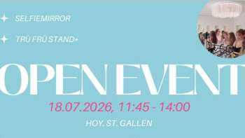 Open Event in Sankt Gallen - Goodies, Workshop, POP-UP & mor