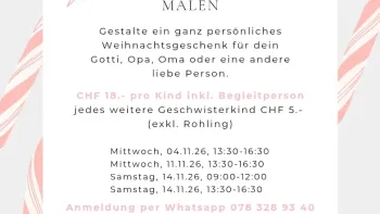 Weihnachtsgeschenke malen