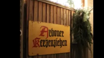 Traditionelles Arboner Kerzenziehen