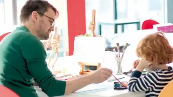 Mini and Me ‒ Drucken mit Bausteinen
