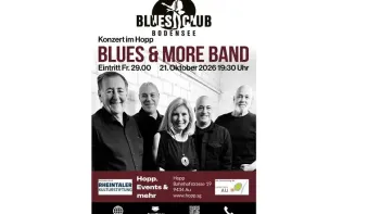 BCB Konzert im Hopp mit BLUES AND MORE BAND