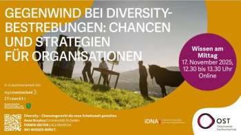 ONLINE-Veranstaltung: Wissen am Mittag - Diversity