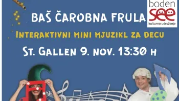 BAŠ ČAROBNA FRULA Interaktivni mini mjuzikl za decu