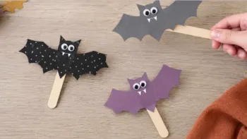 Flatter, flatter kleiner Nachtschwärmer: Fledermaus basteln