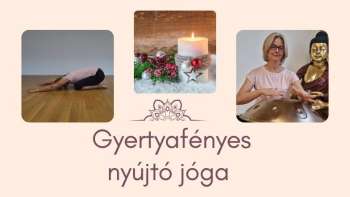 ️ Karácsonyváró gyertyafényes nyújtó jóga