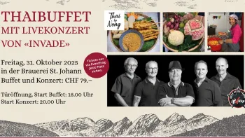 Live Konzert INVADE mit Thai Buffet