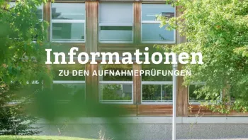 Informationen zur Aufnahmeprüfung 2027