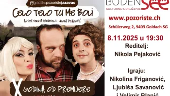 “Celo telo tu me boli”Pozorište Jazavac Banja Luka BiH