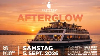 Partyboat Bodensee AFTERGLOW