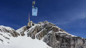 Säntis Schwebebahn Winter