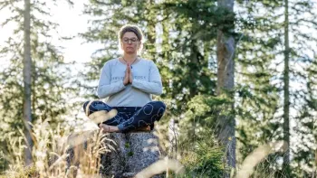 Kraftvolle Yoga-Session Schwägalp