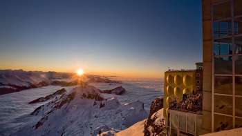 Sonnenuntergang auf dem Säntis