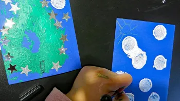 Weihnachtswerkstatt – wir drucken Weihnachtskarten Weihnachtswerkstatt – wir drucken Weihnachtskarten