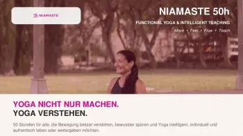 NIAMASTE 50h – Functional Yoga & Intelligent Teaching  St.