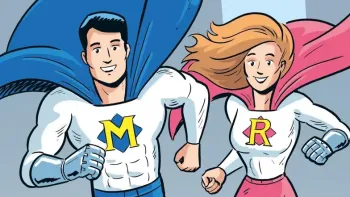 Superheld Bionicman liest vor