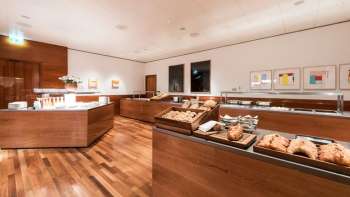 Varied breakfast buffet