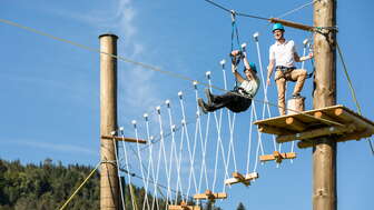 Zipline park on the Kronberg