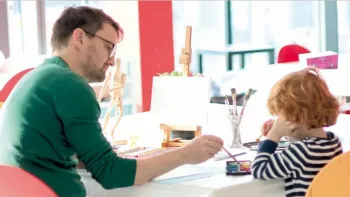 Mini and Me ‒ Drucken mit Bausteinen