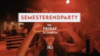 Semesterendparty 2026 - Einlass ab 16 Jahren