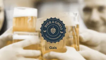 Bier & Gnuss a dä Zahnradbahn - Startpunkt Bahnhof Gais Bier & Gnuss a dä Zahnradbahn - Startpunkt Bahnhof Gais