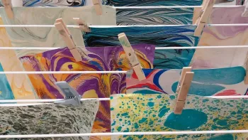 Kinderangebot: Magie Marmorpapier