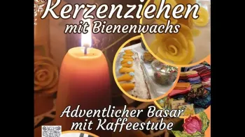 Kerzenziehen mit Bienenwachs