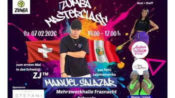 Zumba Masterclass mit ZJ Manuel Salazar aus Lateinamerika Zumba Masterclass mit ZJ Manuel Salazar aus Lateinamerika