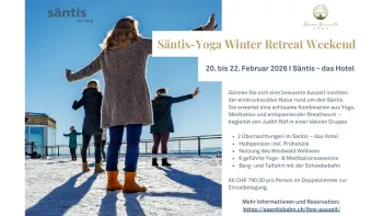 Atempause - Winter Yoga Retreat am Säntis