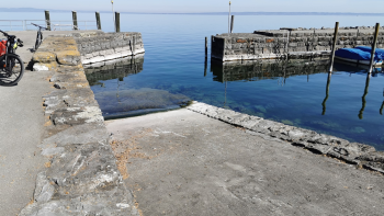 Slipway small boat harbor Rorschach Slipway small boat harbor Rorschach