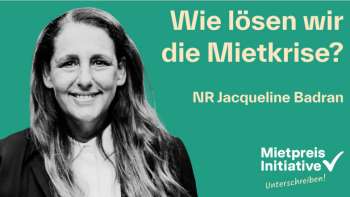 «Wie lösen wir die Mietkrise?» Referat NR Jacqueline Badran