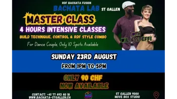 BACHATA MASTERCLASS WITH WIL & STEFFI