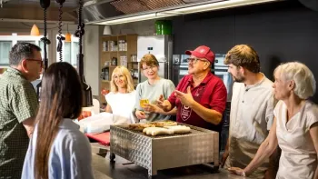 öffentliche Bratwurst-Degustation