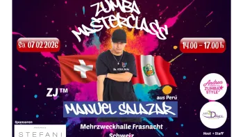 Zumba Masterclass mit ZJ Manuel Salazar aus Lateinamerika