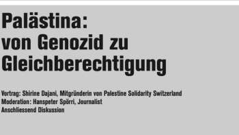Palästina: Vom Genozid zur Gleichberechtigung Palästina: Vom Genozid zur Gleichberechtigung